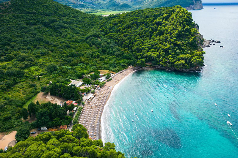 Szlak spacerowy Lučica-Buljarica w Petrovacu na Moru