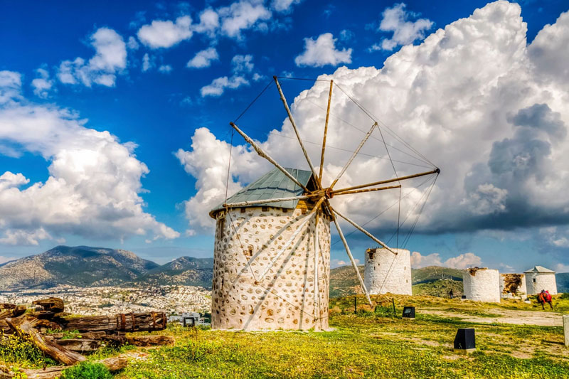 Wzgórze Wiatraków w Gümbet